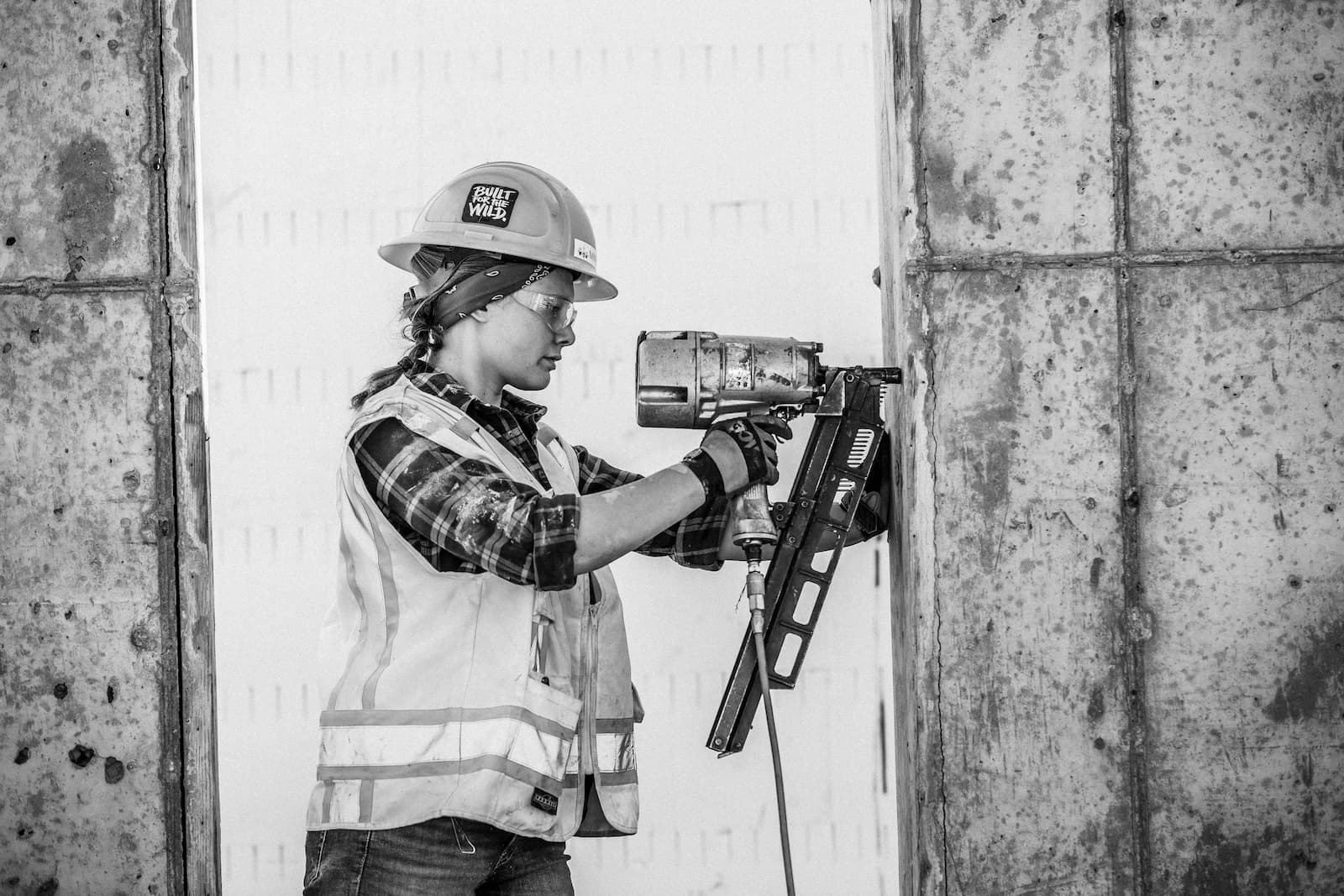 Construction editorial photography on location