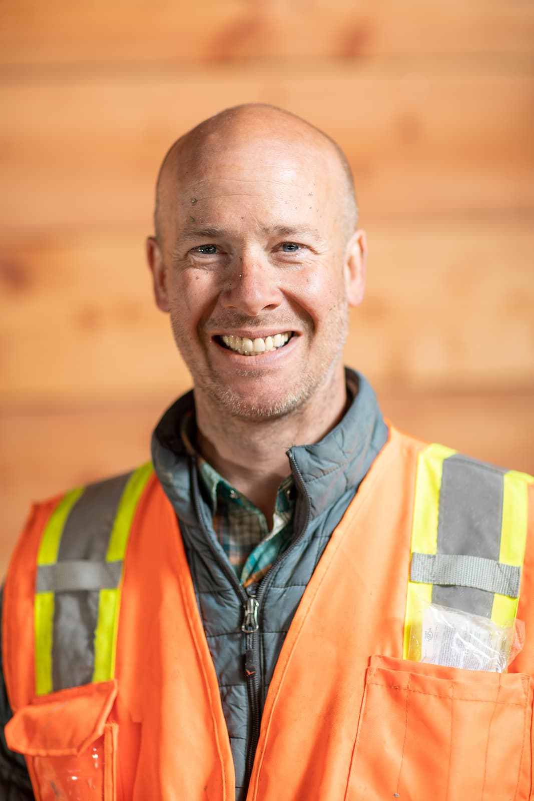 Industrial team and employee editorial portrait