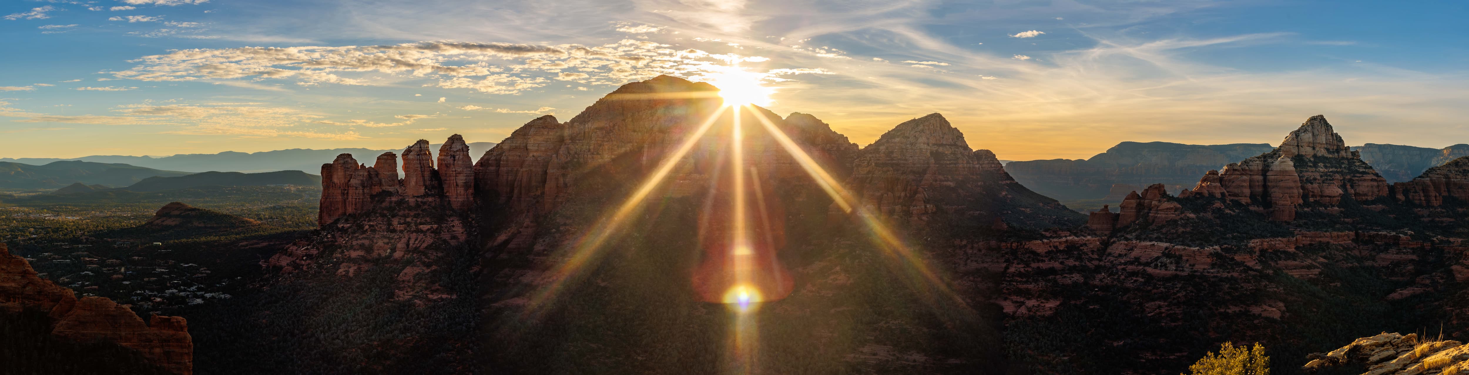Sedona landscape panorama for regional brand context